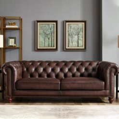 sofa tan co dien louis vang 1